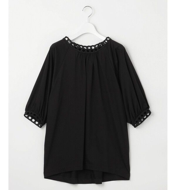 自由区「【洗える】コード刺繍 カットソー」|Tシャツ・カットソー|