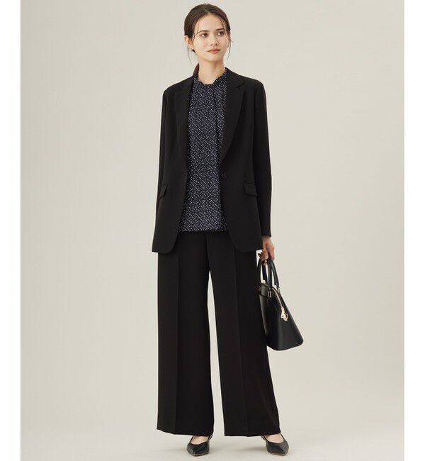 自由区「【カタログ掲載・セットアップ対応・セレモニー・通勤】トリアセダブルクロステーラード ジャケット」|テーラードジャケット|