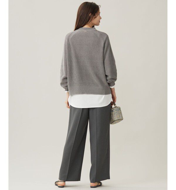 自由区「【WEB限定・洗える】ハイカウントインナー カットソー」|Tシャツ・カットソー|