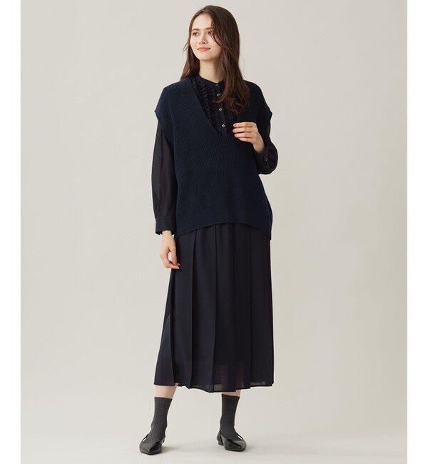 自由区「【セットアップ対応・洗える】ハイツイストビエラプリーツ スカート」|スカート|