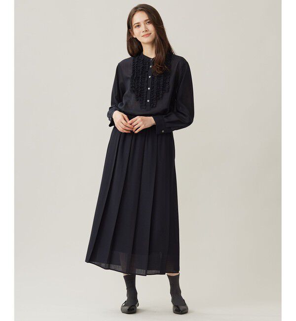 自由区「【セットアップ対応・洗える】ハイツイストビエラプリーツ スカート」|スカート|