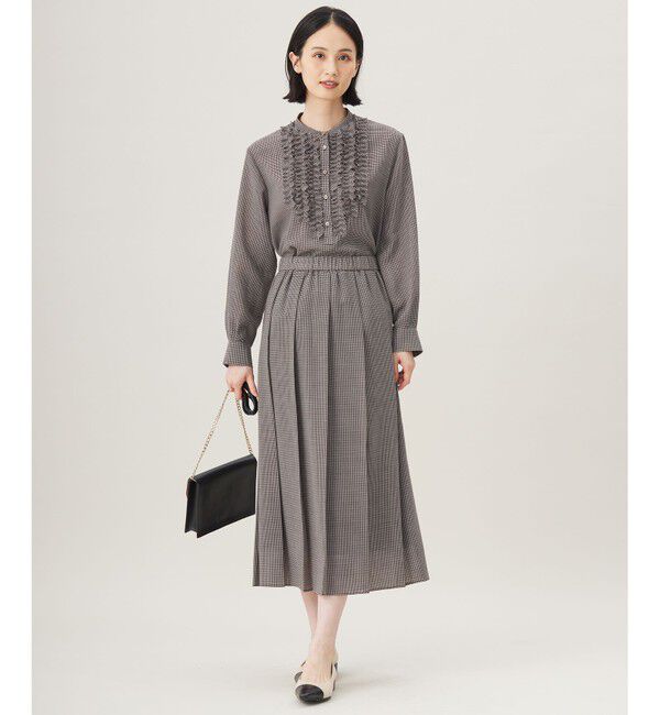 自由区「【セットアップ対応・洗える】ハイツイストビエラプリーツ スカート」|スカート|