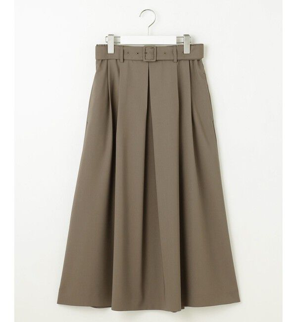 自由区「【洗える】ストレッチライトツイル スカート」|スカート|