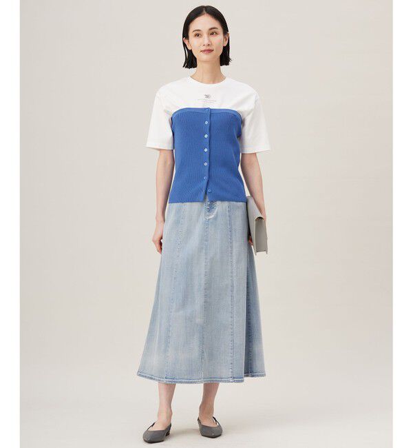 自由区「【洗える】レタード Tシャツ」|Tシャツ・カットソー|