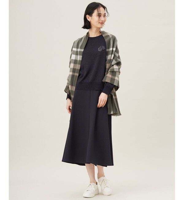 自由区「【セットアップ対応・洗える】ブークレダンボールフレア スカート」|スカート|