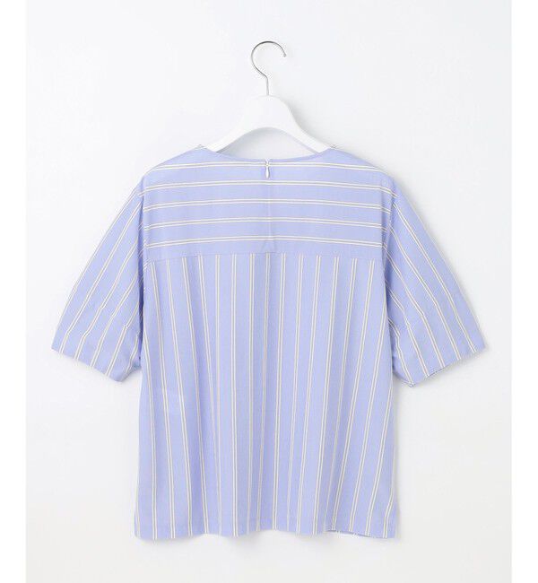 自由区「【WEB限定・洗える】ストライプハイゲージジャージー カットソー」|Tシャツ・カットソー|