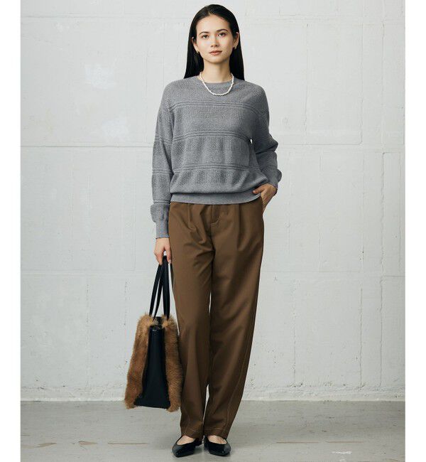 自由区「【カタログ掲載】ファーコンビ トートバッグ」|トートバッグ|