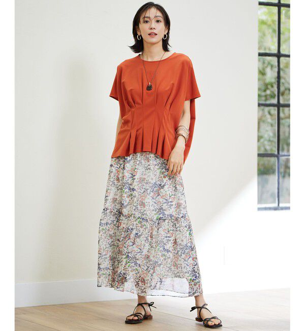 自由区「【セットアップ対応】ハイカウントモクロディ トップス」|Tシャツ・カットソー|