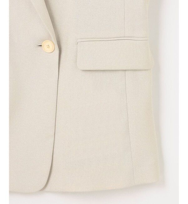 自由区「【セットアップ対応】リネンライクシンセティックテーラード ジャケット」|テーラードジャケット|