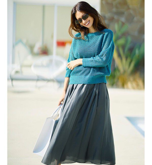 自由区「【カタログ掲載・セットアップ対応】エアリーローンプレーン スカート」|スカート|