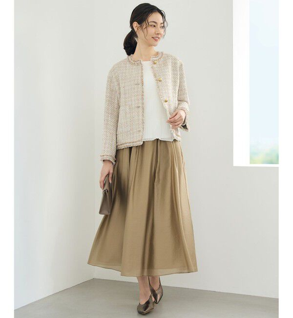 自由区「【カタログ掲載・セットアップ対応】エアリーローンプレーン スカート」|スカート|