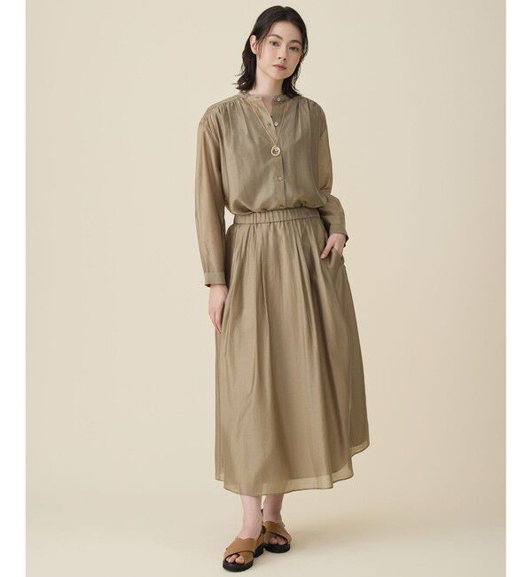 自由区「【カタログ掲載・セットアップ対応】エアリーローンプレーン スカート」|スカート|