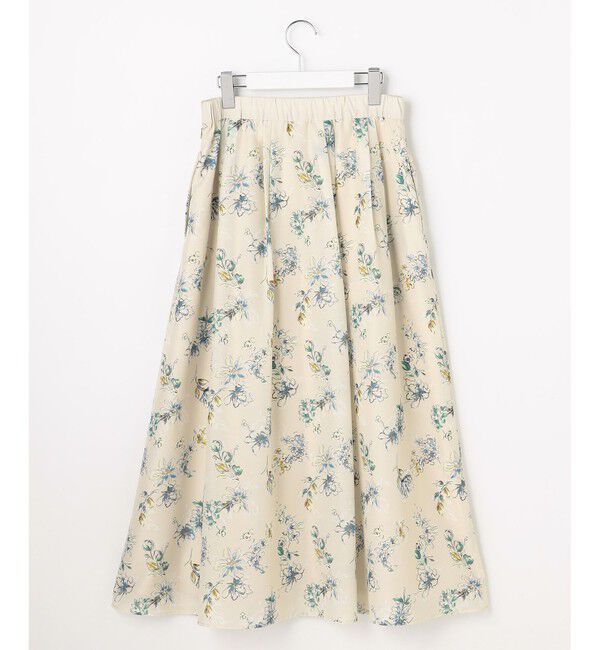自由区「エアリーローン花柄プリント スカート」|スカート|