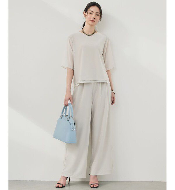 自由区「【カタログ掲載】ストレッチアムンゼン Tブラウス」|Tシャツ・カットソー|