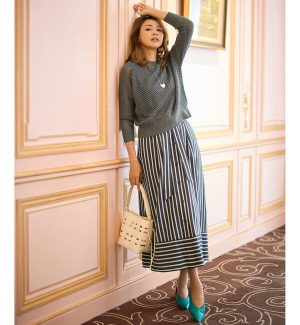 自由区「【SHIHOさん着用・長さ調節可】スワール ネックレス」|ネックレス|