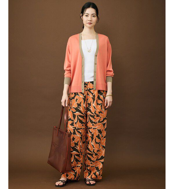 自由区「【カタログ掲載】カラーブロック カーディガン」|カーディガン|