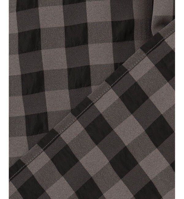 23区「【WEB&一部店舗限定】ブロックチェック フリル ブラウス」|シャツ・ブラウス|