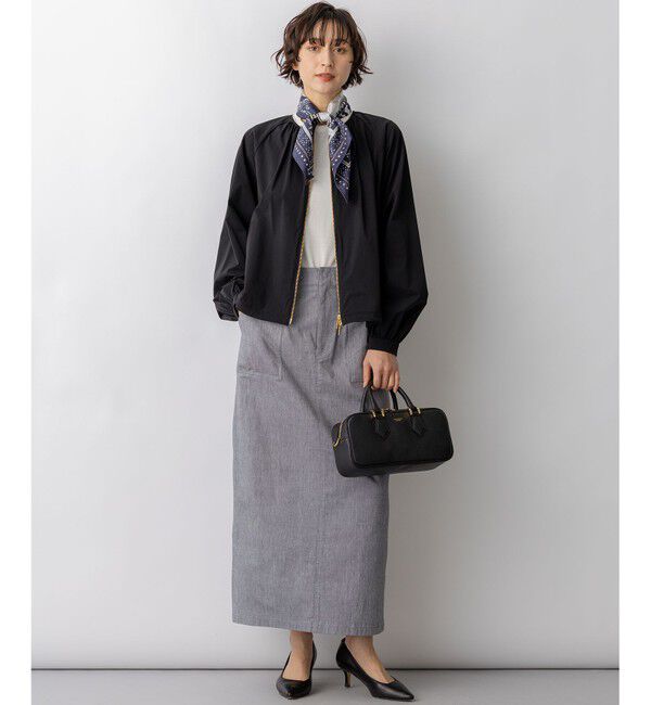 23区「プレミアムビオコットン クルーネック ニット」|ニット・セーター|