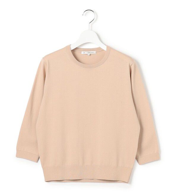 23区「プレミアムビオコットン クルーネック ニット」|ニット・セーター|