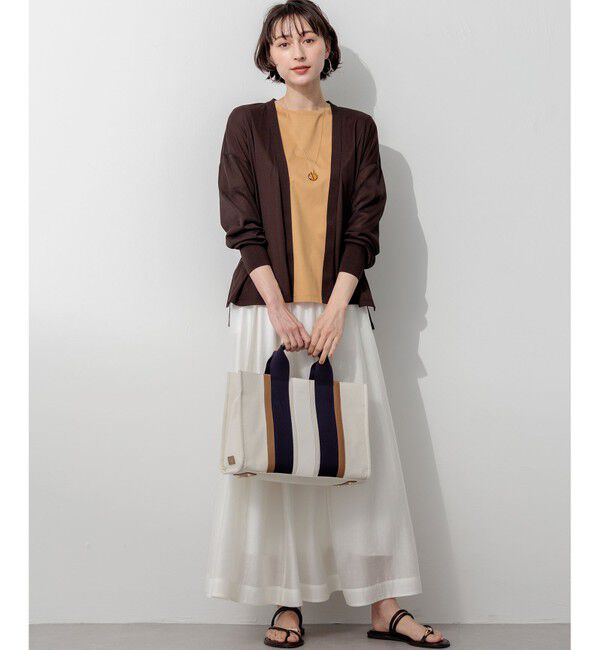 23区「【見上愛さん着用】シアーコンフォート クルーネック Tシャツ」|Tシャツ・カットソー|