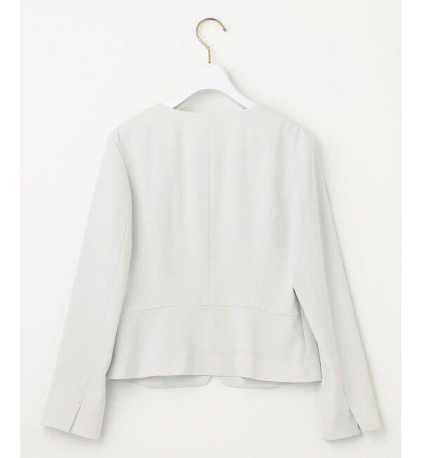 ANY SIS「【セットアップ可】セレモニーダブルクロス ノーカラージャケット」|ノーカラージャケット|