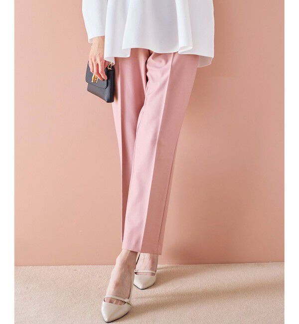 ANY SIS「【洗える】褒めらレディテーパード パンツ」|その他|ピンク