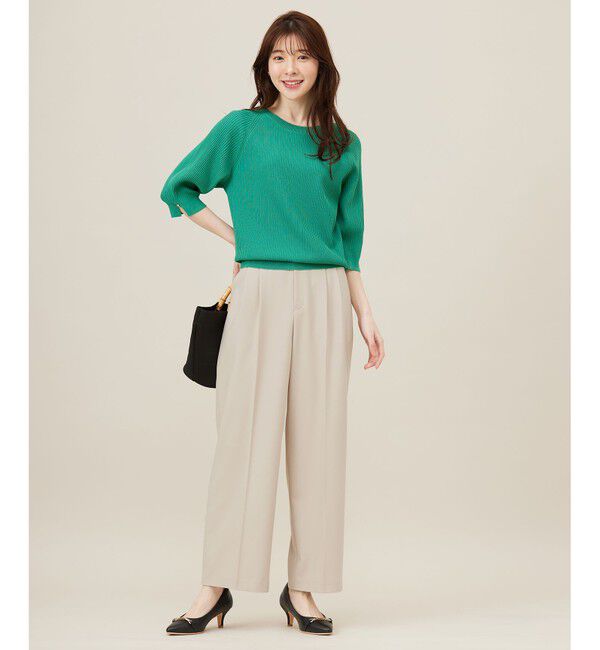 ANY SIS「【洗える】褒めらレディ ワイドパンツ」|その他|