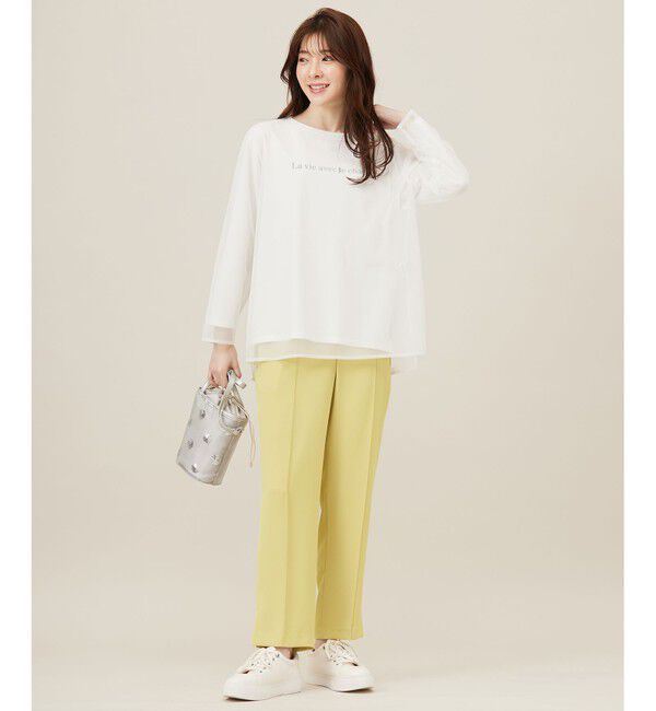 ANY SIS「【撥水・接触冷感・UVカット】コンフォートイージー テーパードパンツ」|その他|