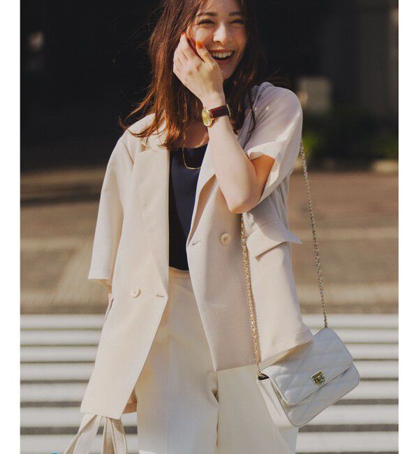 ANY SIS「【接触冷感・速乾・UVカット・洗える】スイートクール ジャケット」|テーラードジャケット|ﾗｲﾄﾍﾞｰ