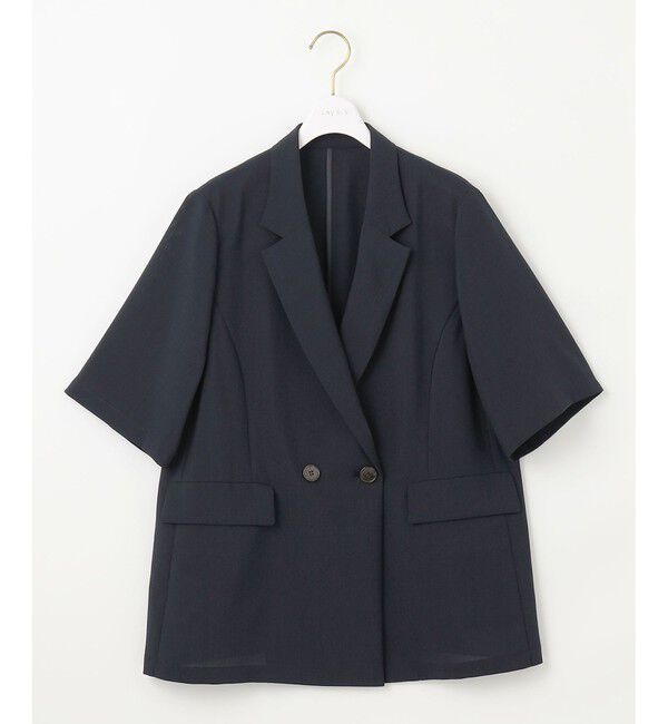 ANY SIS「【接触冷感・速乾・UVカット・洗える】スイートクール ジャケット」|テーラードジャケット|