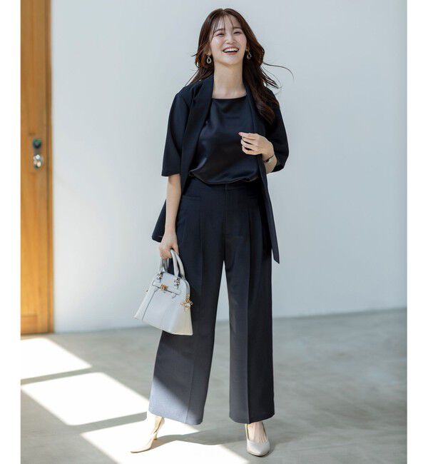 ANY SIS「【接触冷感・速乾・UVカット・洗える】スイートクール ジャケット」|テーラードジャケット|