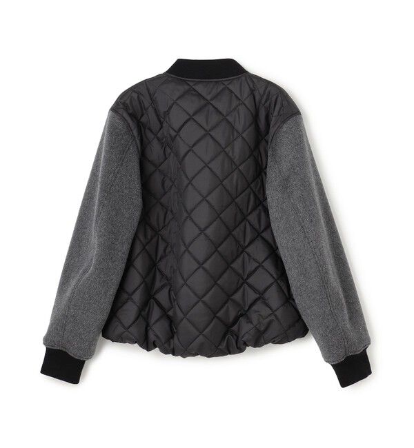 BEIGE,「【GISELe 10月号掲載】DOVER / 異素材ウールキルティングブルゾン」|ブルゾン・スタジャン|