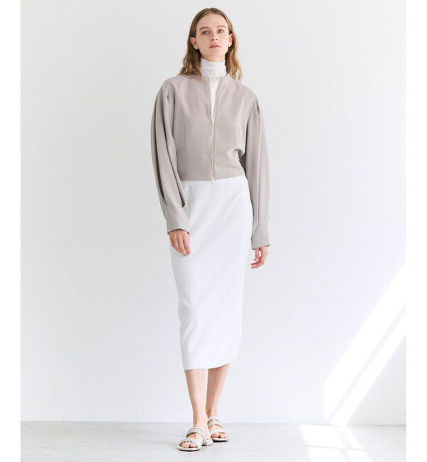 BEIGE,「RUE / ドライタッチコンパクトブルゾン」|ブルゾン・スタジャン|