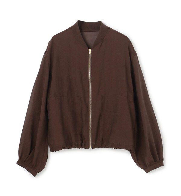 BEIGE,「SERAPHIN / ライトシアーギャザー ブルゾン」|ブルゾン・スタジャン|