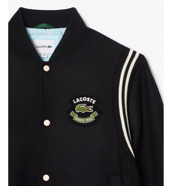LACOSTE「ウールバーシティジャケット / ウールスタジャン 中綿ブルゾン」|ブルゾン・スタジャン|