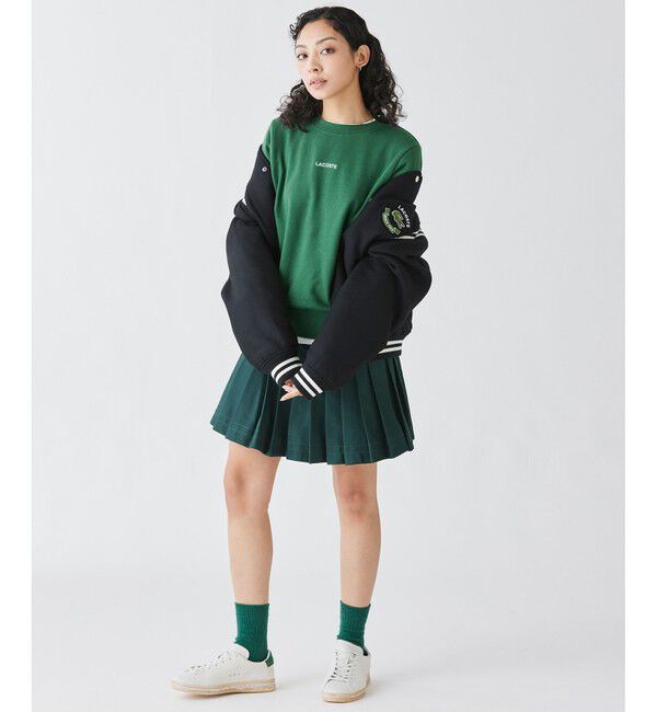 LACOSTE「ウールバーシティジャケット / ウールスタジャン 中綿ブルゾン」|ブルゾン・スタジャン|