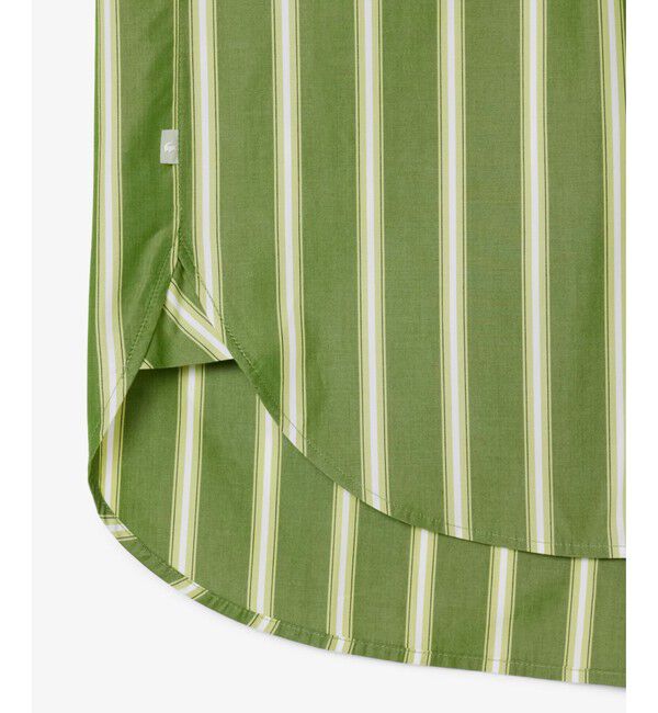 LACOSTE「オーバーサイズストライプポプリンシャツ」|シャツ・ブラウス|