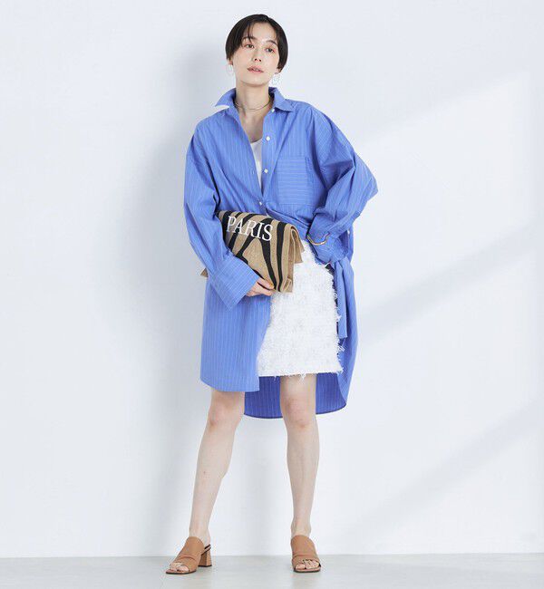 NOLLEY'S「【KIRYU】フェザーカットジャガードビスチェ兼ミニスカート」|スカート|