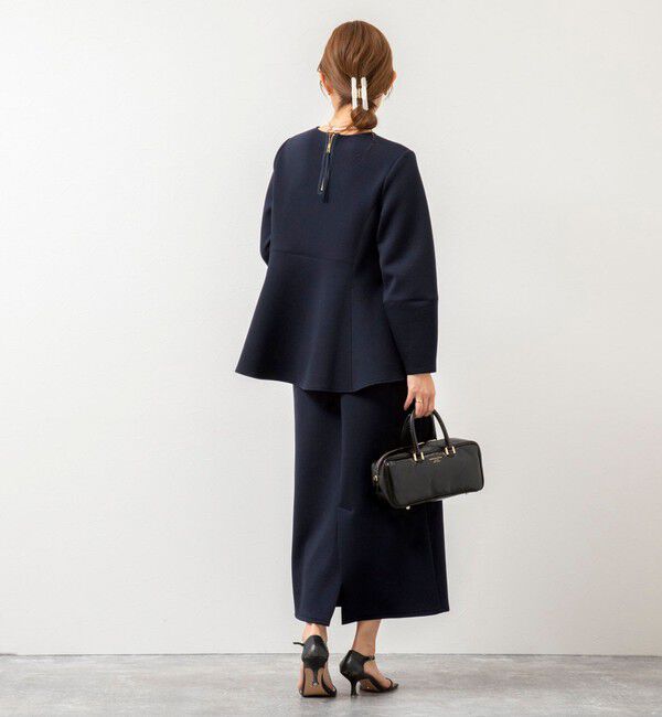 NOLLEY'S「ウォッシャブルエアボールフレアプルオーバーカットソー」|Tシャツ・カットソー|