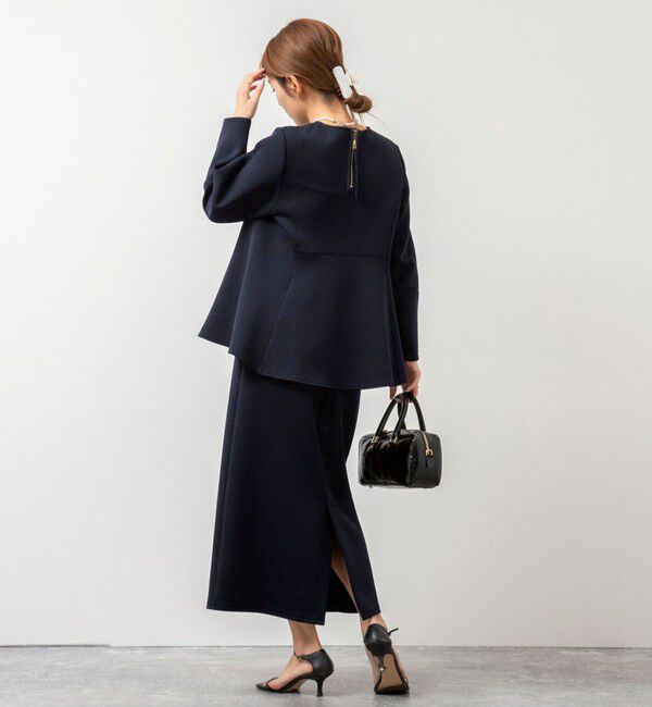 NOLLEY'S「ウォッシャブルエアボールフレアプルオーバーカットソー」|Tシャツ・カットソー|