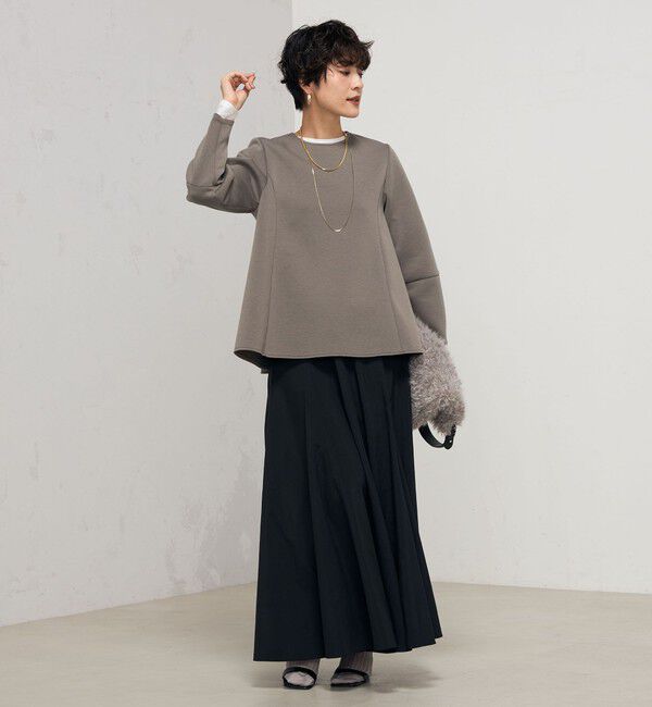 NOLLEY'S「ウォッシャブルエアボールフレアプルオーバーカットソー」|Tシャツ・カットソー|