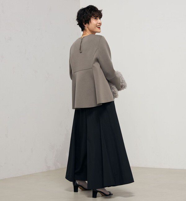 NOLLEY'S「ウォッシャブルエアボールフレアプルオーバーカットソー」|Tシャツ・カットソー|