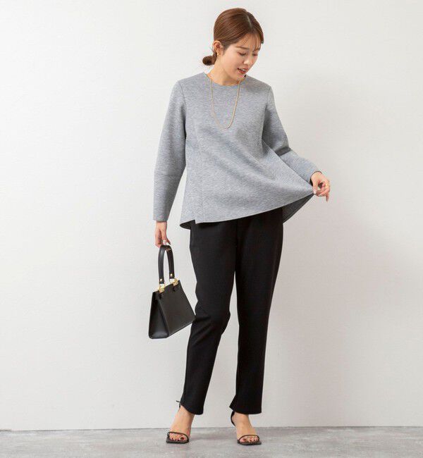 NOLLEY'S「ウォッシャブルエアボールフレアプルオーバーカットソー」|Tシャツ・カットソー|