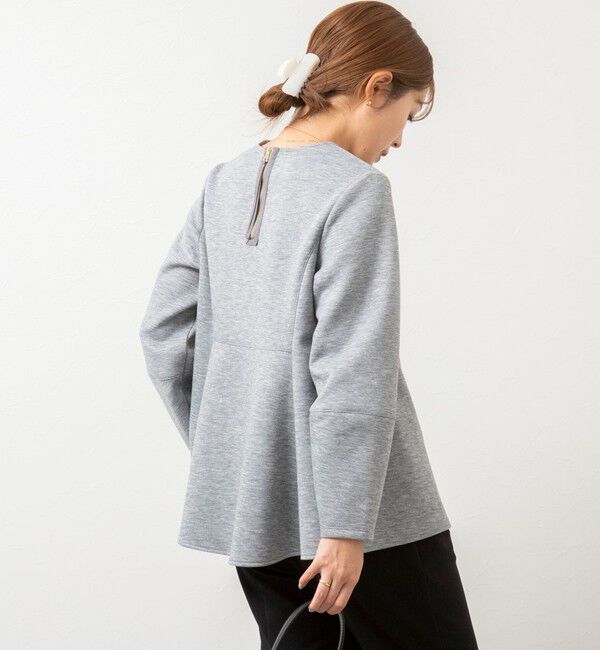 NOLLEY'S「ウォッシャブルエアボールフレアプルオーバーカットソー」|Tシャツ・カットソー|