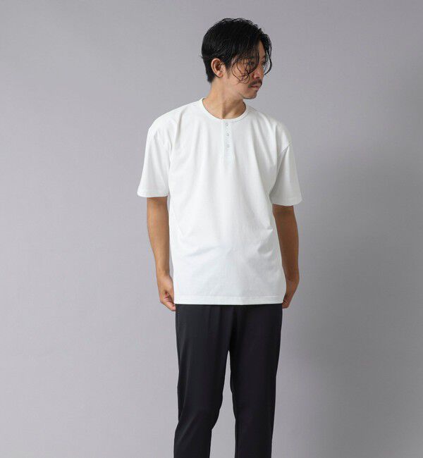 NOLLEY'S goodman「【ACTIVE SECT】《限定展開》UVカット ヘンリーネックTシャツ 25SS」|Tシャツ・カットソー|