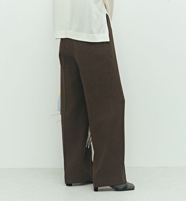 NOLLEY'S「《セットアップ対応》ウォッシャブルウール調セミワイドパンツ」|その他|