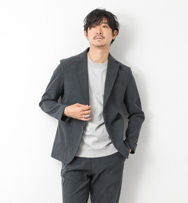 NOLLEY'S goodman「《ビジカジ/セットアップ対応》トリコットコーデュロイ ストレッチ イージーJK 25AW」|テーラードジャケット|