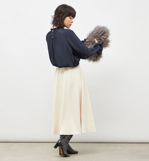NOLLEY'S「ウォッシャブル2WAYストレッチフレアスカート」|フレア|