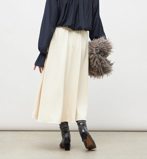 NOLLEY'S「ウォッシャブル2WAYストレッチフレアスカート」|フレア|