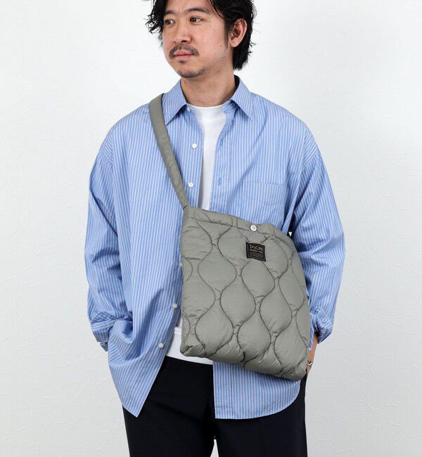 NOLLEY'S goodman「【TAION / タイオン】MILITARY CROSS BODY DOWN BAG M TAION-BG05ALSML-M」|ショルダー・メッセンジャー|ミントグリーン